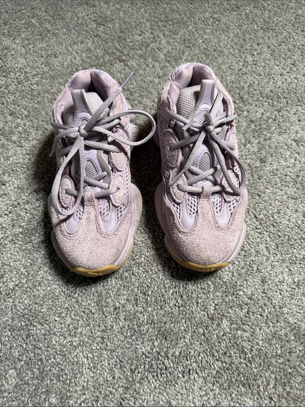 Yeezy size 4 Lavender Athletic Sneakers - Comfortable Everyday Shoes